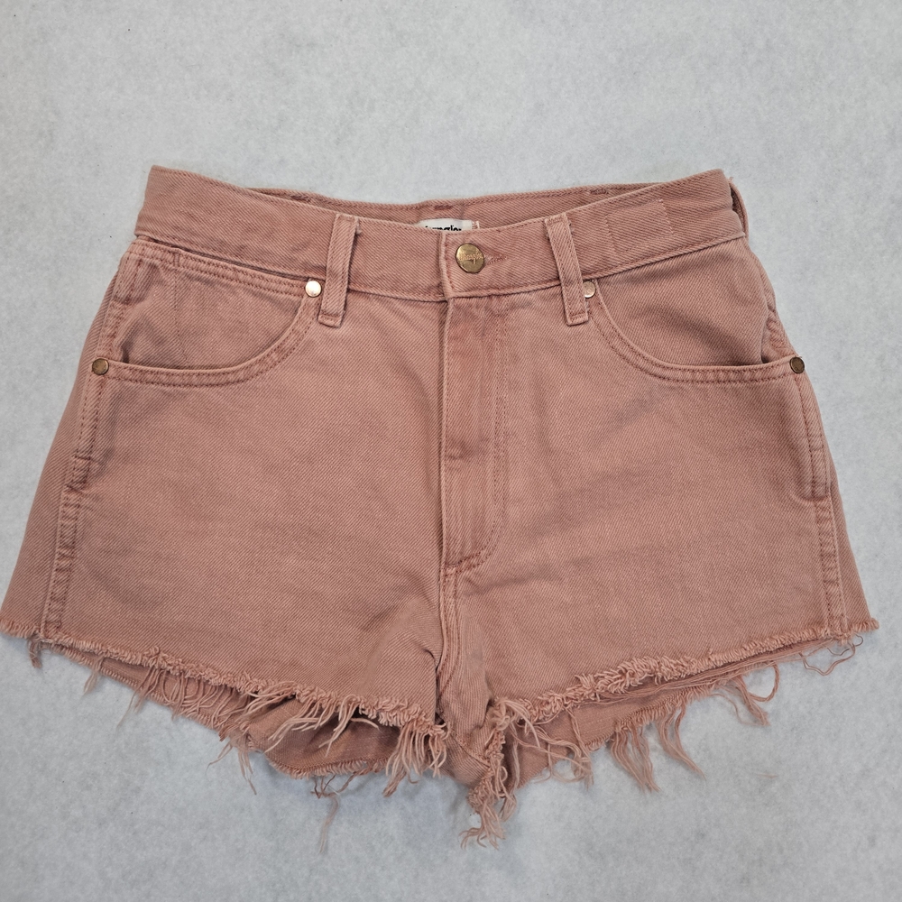 Earth Wash Pink Wrangler Shorts Size 25